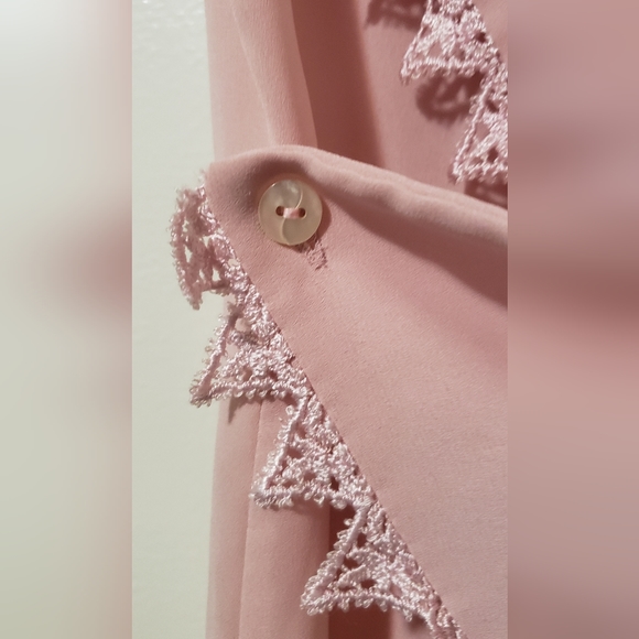 *Vintage* Pink Drape Dress - Picture 4 of 8